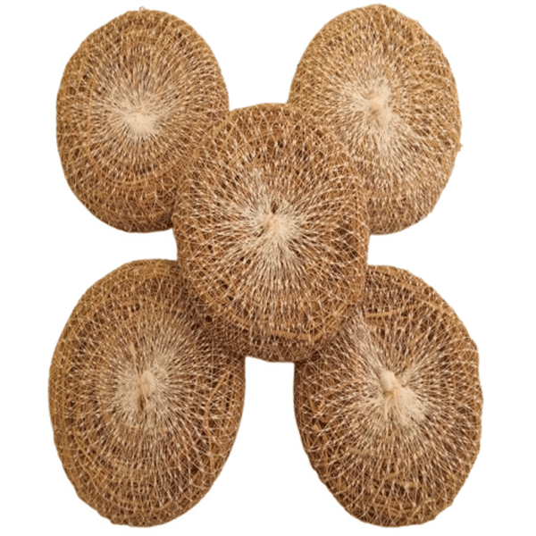 Vetiver(Jute) Bath Scrubber/pack of 5 - Image 8