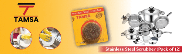 Stainless Steel Scrubber-MaxPro-Pack of 12 - Image 8